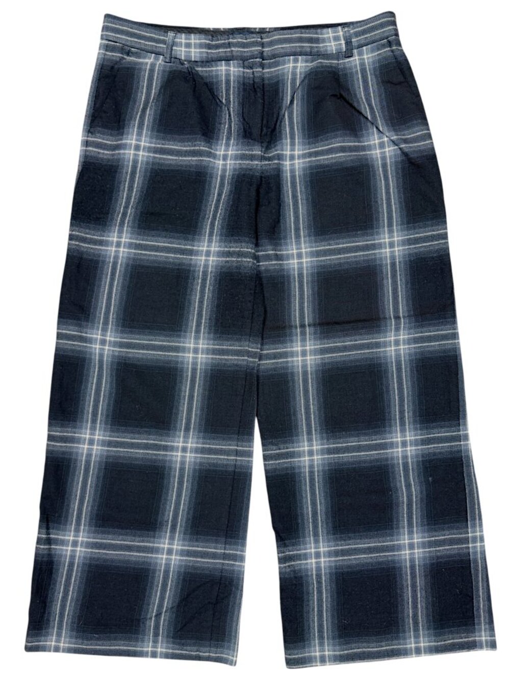 PENDLETON | Women's | Virgin Wool Plaid Wide Leg Trouser Pants | Size 16